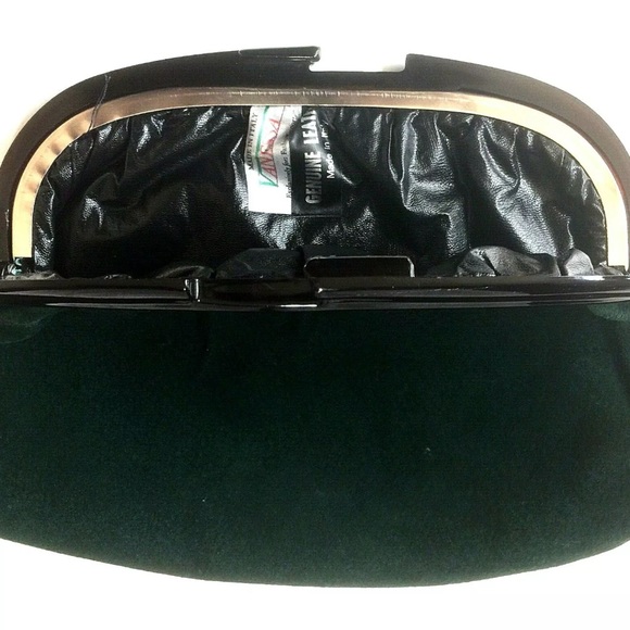 Vintage Vanessa Genuine Leather Suede Clutch Bag - Picture 4 of 7